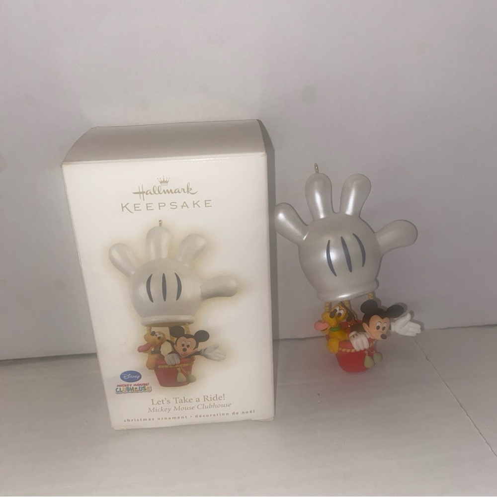 Hallmark keepsake Christmas ornament let’s take a ride Mickey Mouse collection